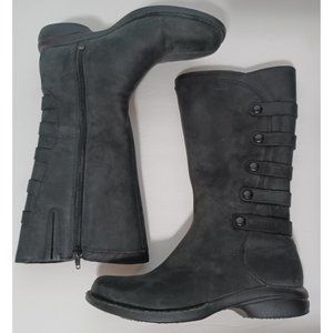 Merrell Captiva Launch Boots Women’s US 7.5 Tall Waterproof Shoes Leather Black